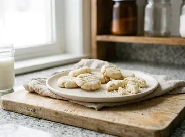 Biscoitos caseiros de maisena